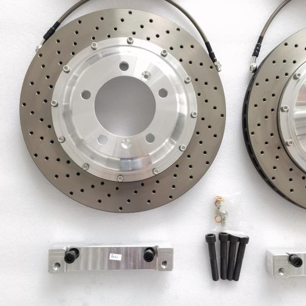 Metal 4 Pot Brake Kit Brembo GT4 355*28mm Drilled For Porsche 987 Rear