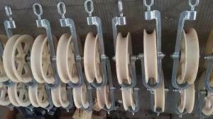 Buy cheap Hold Down Pulley Block Anti Lifting Automatic Release Pulley for Pulling Rope product