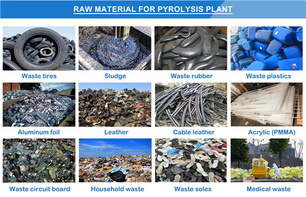 50ton Scrap Tyre Rubber Powder Pyrolysis Production Line For Fuel Oil