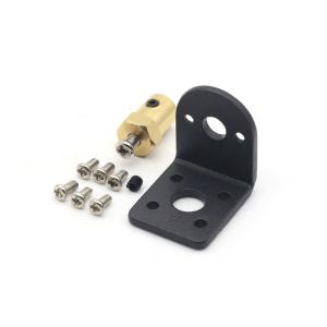 ASLONG 25mm reduction motor fixing bracket+coupling set intelligent car tire coupling DC reduction motor fixing seat