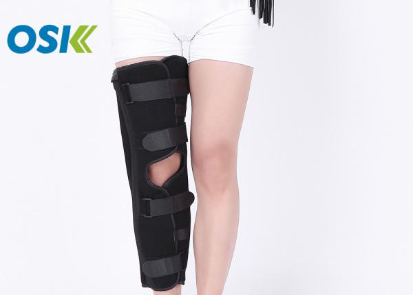 Quality Black / Red Stabilizing Knee Support , Neoprene Knee Brace With Patella Support for sale
