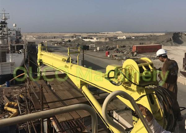 Quality 1.5 T Telescopic Boom Crane , Marine Telescopic Crane With Faster Hoisting Speed for sale