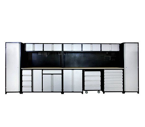 KEY Lock Garage Storage Cabinets System for Efficiently Managing Tools and Equipment