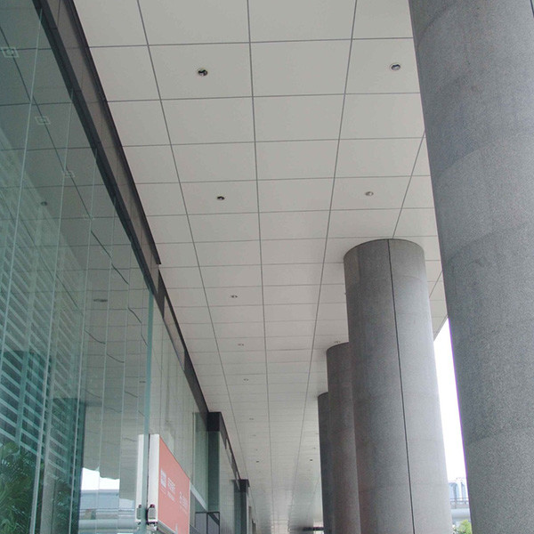 Decorative Suspended Aluminum Square Ceiling Tiles Waterproof Acoustic
