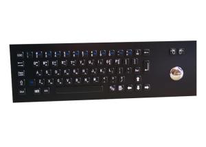 Buy cheap Korean Panel Mount Keyboard With Trackball in Black titanium color product