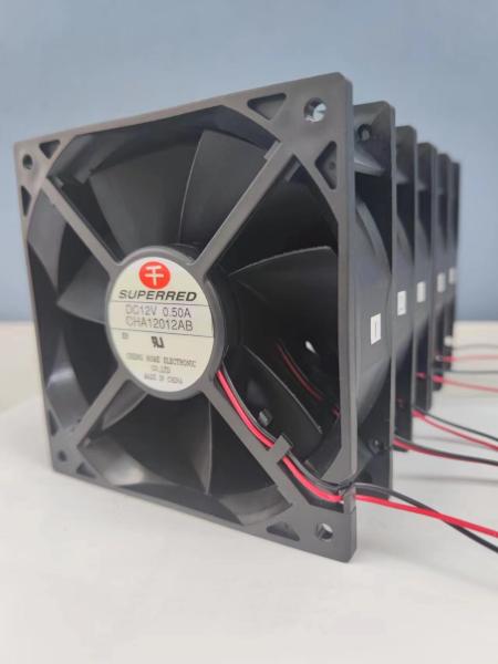 Quality UL 94V-O Thermoplastic PBT Server Cooling Fan Noise 39-60DB for sale