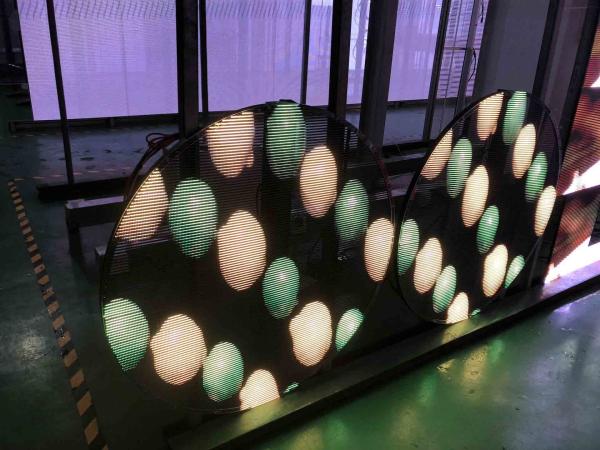 Quality P3.91mm P7.82mm Transparent LED Display High Refresh Rate 3840Hz for sale