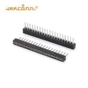 China 2mm Pitch Machined Female Headers Single Row Female Pin Header Straight Type on sale