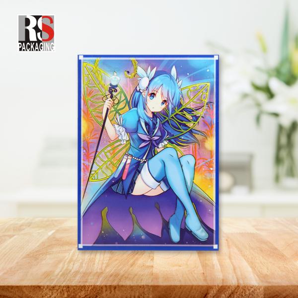 Shockproof Game Card Sleeves PP Clear Plastic Card Protectors Customized Logo