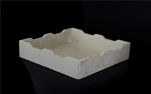 Quality Kiln Furniture Rectangular Ceramic Tray Cordierite Material Saggers SGS for sale