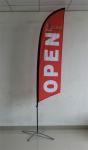Double Sided Custom Feather Flags Banner With Fibreglass Flag Pole
