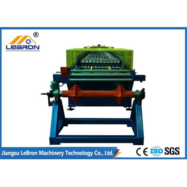 New blue color corrugated roof sheet roll forming machine / corrugated roof roll forming machine