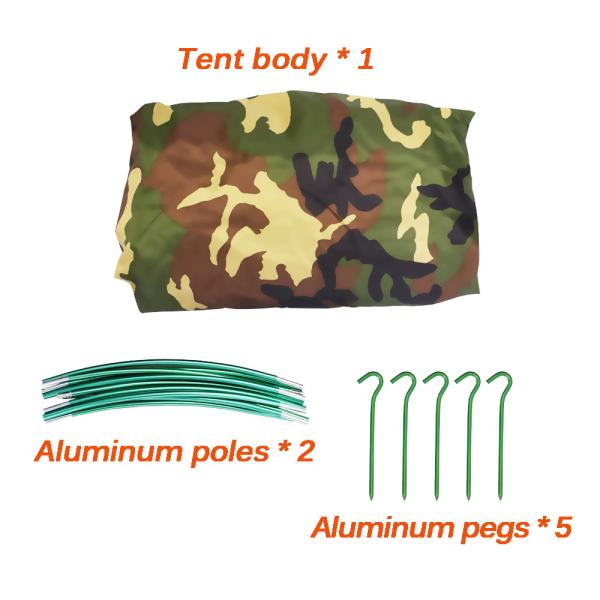 Waterproof Coating New One Person Waterproof Camouflage Hunting Camping Bivy Tent