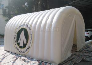 White Advertising Inflatable Tent , UV Resistant Inflatable Shelter Tent