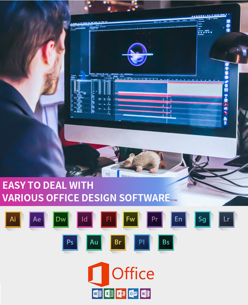 1500CD/Square Meter 21.5inch I5 Desktop Computer With Keyboard Mouse