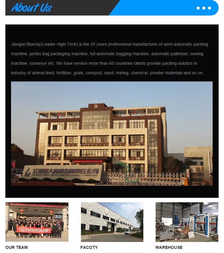 ISO Approved 220V 380V 500bags/H Fertilizer Packing Machine