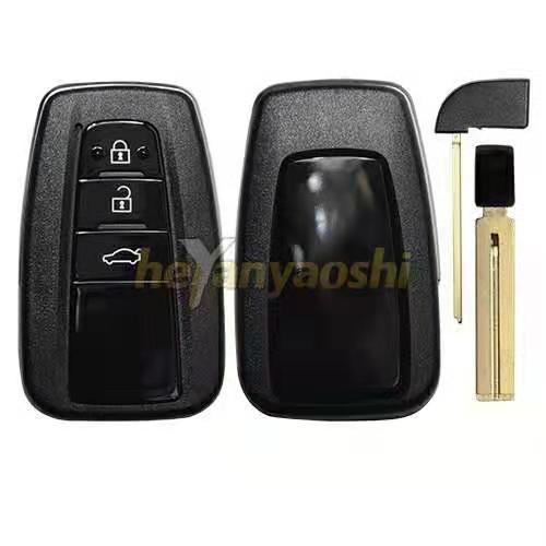 Quality Smart Key Shell Replapcement Remote Key Case 3 Buttons for Toyota Prius With Emergency Key for sale