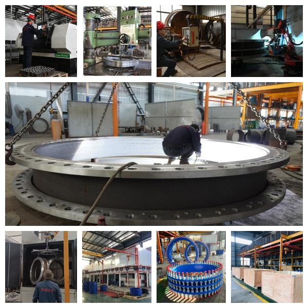 Flexible Universal Flange Adapter Compensating For Pipes Equal Working Pressure Guaranteed