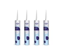 China 100% RTV Silicone Adhesive Sealant White 300ml Liquid Nails Metal To Wood on sale