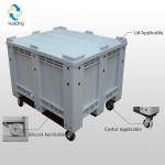 Custom size bulk container shipping heavy duty foldable plastic pallet box