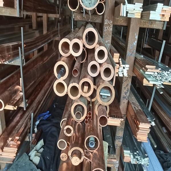 Quality C71000 ASTM B152 Pure Copper Pipe Tubes 10mm Diameter  Heat Conduction for sale