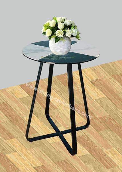 Quality Dia 50cm Artistic Coffee Tables , Livingroom Ceramic Round End Table for sale
