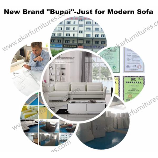 Fashionable Simple Modern Sectional Sofa guangdong shenzhen Corner Leather Sofa