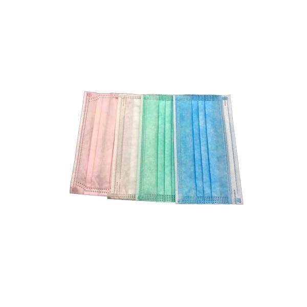 Anti - Virus 3 Ply Non Woven Face Mask Low Respiratory Resistance