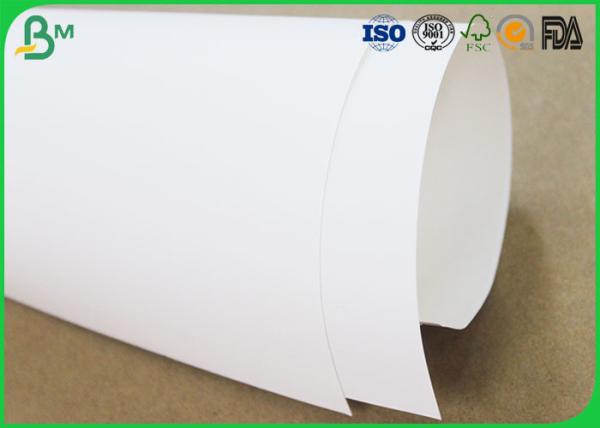 Quality Food Grade White Kraft Liner Paper , Uncoated Jumbo Paper Roll For Pizza Box for sale