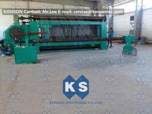 Buy cheap Large Hexagonal Wire Netting Machine 4300mm Width For Making Cylinders Gabions product