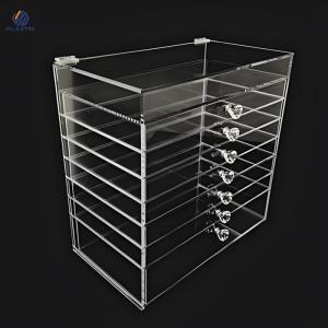 Buy cheap Customized Size Acrylic Storage Box Makeup Organizer Rectangular Shape product
