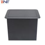 Conference Table Pop-up Desktop Power Socket Box with Bottom Connection Panel