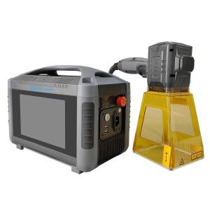 China KEYI 20W 25W 30W Handheld Mini Portable Laser Marking Machine Fiber Laser Engraving Marking Machine Engraving on Metal on sale