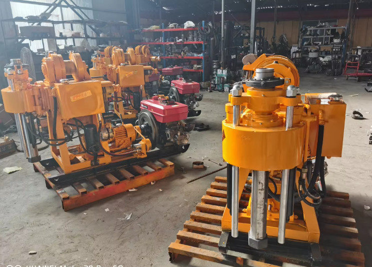380V GK 200 Soil Test Drilling Rig Machine With Wheels For Geotechnical Exploration