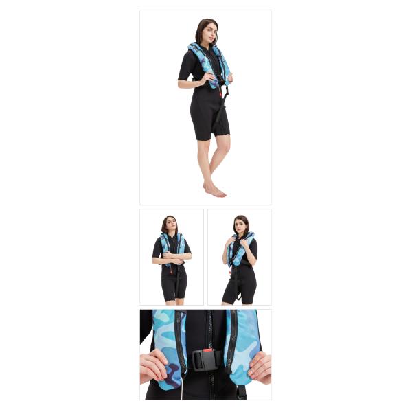 DHI-017 Oxford + TPU Automatic Inflatable Life Jacket