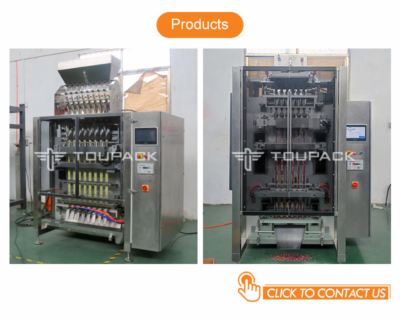 Vertical Form Fill And Seal Automated Packaging System Multi Lane Coffee Powder Stick Packing Machine