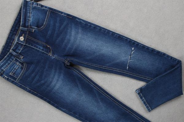 Quality 10.3 Ounce Stretch 58 59" width 10 Oz Denim Fabric For Lady Skinny Jeans for sale