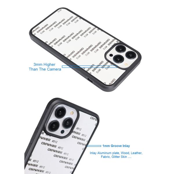 2D Sublimation Blank DIY TPU Customized Shockproof Phone Case for iphone Samsung