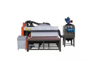 China Horizontal Structure Glass Sand Blasting Machine for Marble Steel Dark Glass Processing on sale