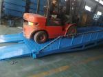 8T mobile container dock levelers portable loading unloading ramps for trucks