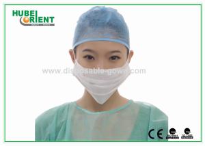 China Poll Cellulose Disposable Face Mask With Headband on sale