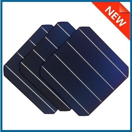 Quality 6inch mono solar cells with 3BB / 4BB Taiwan brand, high efficiency solar cells mono-crystalline in stock for cheap sale for sale
