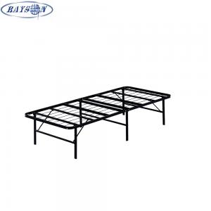 Buy cheap Single Metal Bed Frame Bedroom And Office Folding Bed In Box product