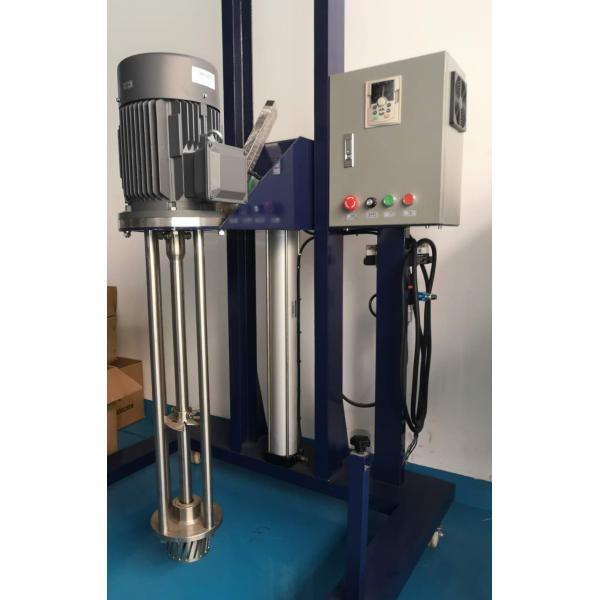 Cosmetic Mixer Pneumatic/Electric Lifting Disperser Iron Movable Mixing Homogenizer