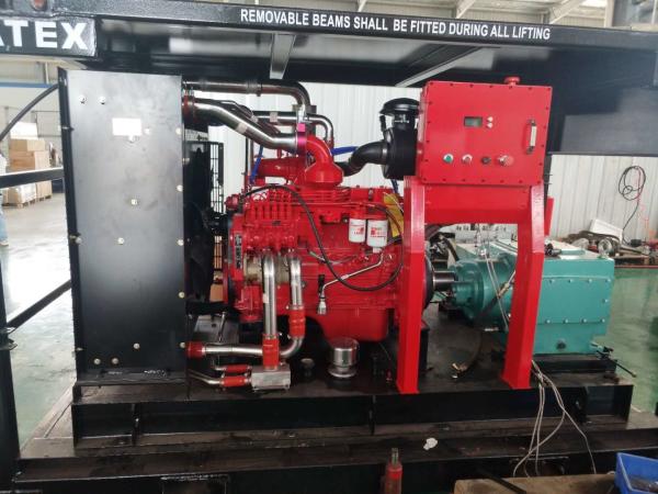 Quality ATEX Zone 2 High Pressure Water Jet Pump With DNV Lifting Frame Explosion Proof for sale