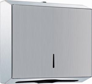 Buy cheap Industrial Brushed C-Fold Multifold Paper Towel Dispenser product