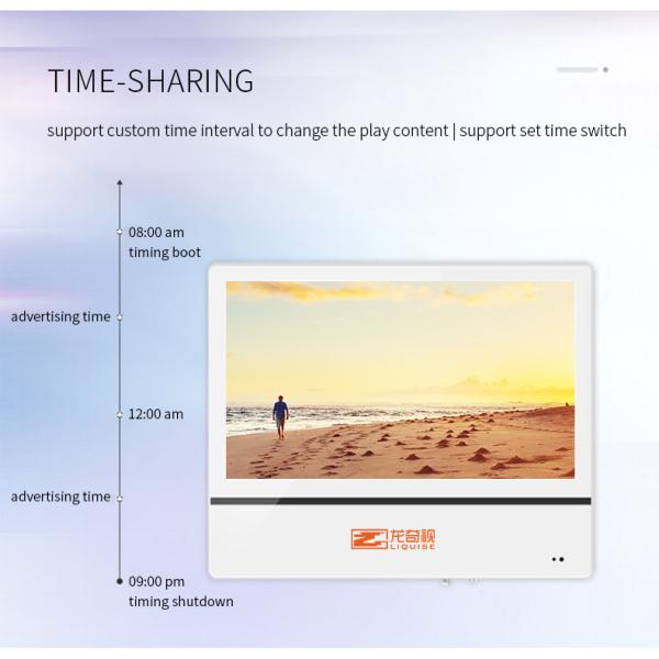 15.6 Inch LCD Advertising Display Ultra Thin Focus Media Double Screen