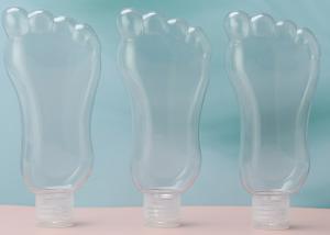 Buy cheap Foot Shape 30ml 60ml Plastic Keychain Refillable Bottle With Flip Cap product