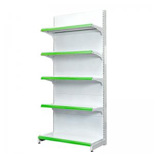 Buy cheap Gondola Supermarket Display Shelves Wall Metal Grocery Store Retail Fixture product