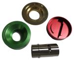 Bronze CNC Bending Machine Parts Anodized Laser Cutting Machine Components